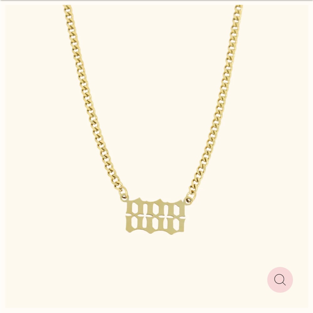 888 Angel Number Necklace